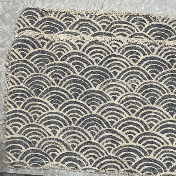 New! SIMONS Blue Table Runner & 2 Placemats - Picture 1 of 6